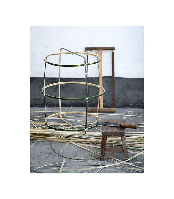 Lámpara Z1 Black Sisal Net Tea Dyed