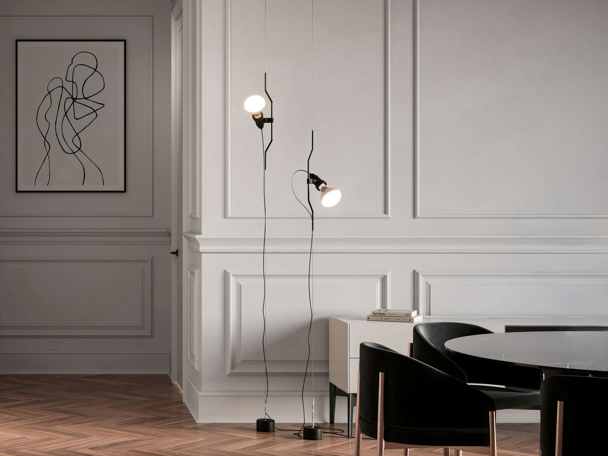 Parentesi Dimmer en acero de Flos - vista lateral | Nomad Interiors