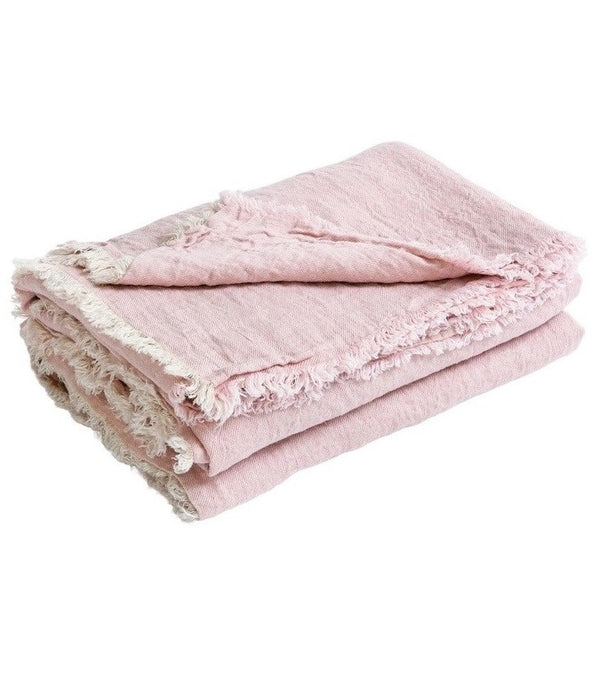 Plaid Vive Versa Lino Lavado Arrugado Panty / Givre de Maison de Vacances | Nomad Interiors