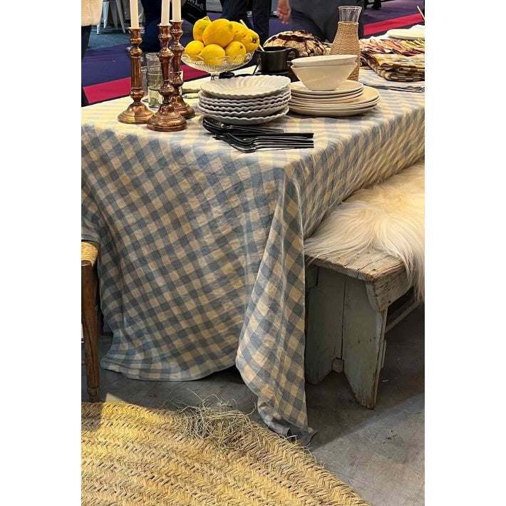 Mantel Bourdon en tela vintage | Nuage en lino y algodón de Maison de Vacances - ambiente | Nomad Interiors