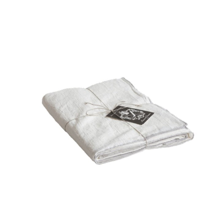 Mantel Bourdon Mimi - Perle en lino y algodón de Maison de Vacances | Nomad Interiors