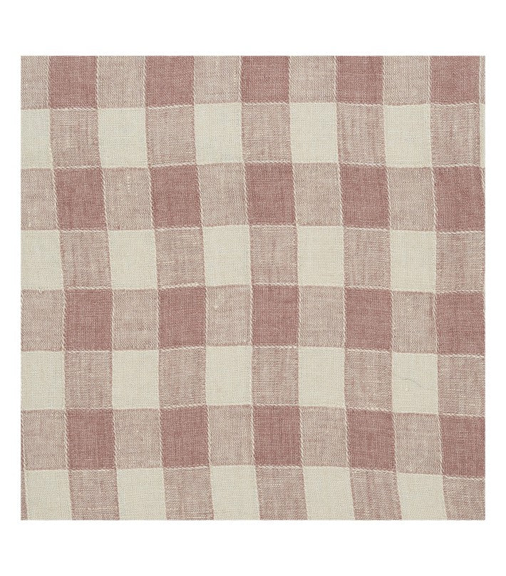 Mantel Bourdon Vintage Vichy - Bois de rose