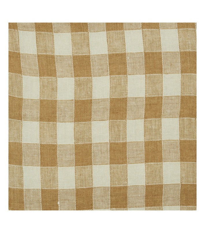 Mantel Bourdon Vintage Vichy - Paille