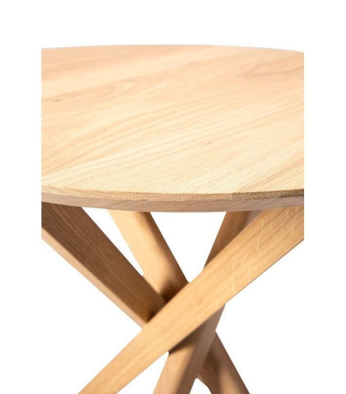 Mesa Auxiliar Mikado en roble de Ethnicraft - textura | Nomad Interiors