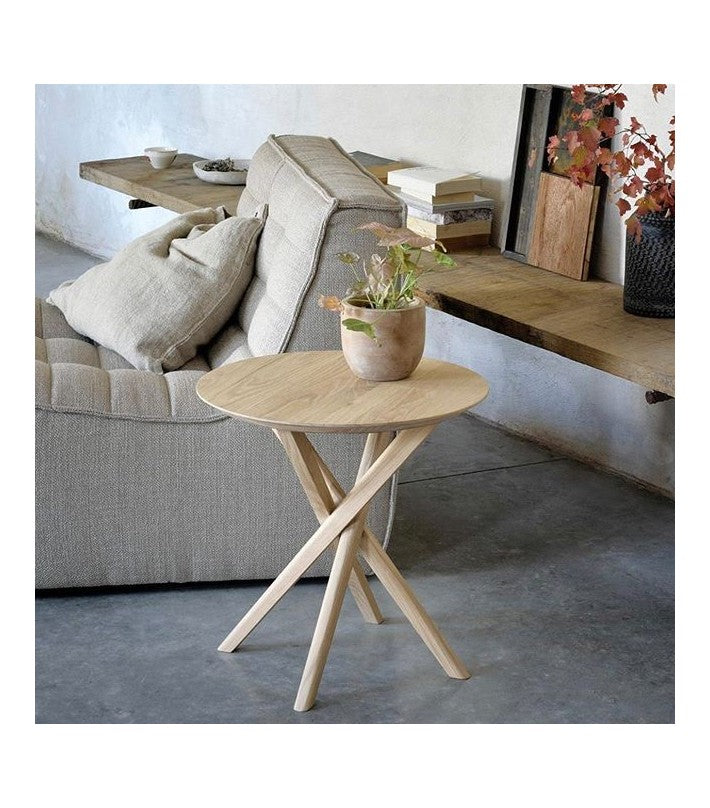 Mesa Auxiliar Mikado en roble de Ethnicraft - vista 7 | Nomad Interiors