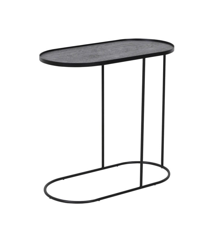 Mesa Auxiliar con Bandeja en madera de Ethnicraft - vista lateral | Nomad Interiors