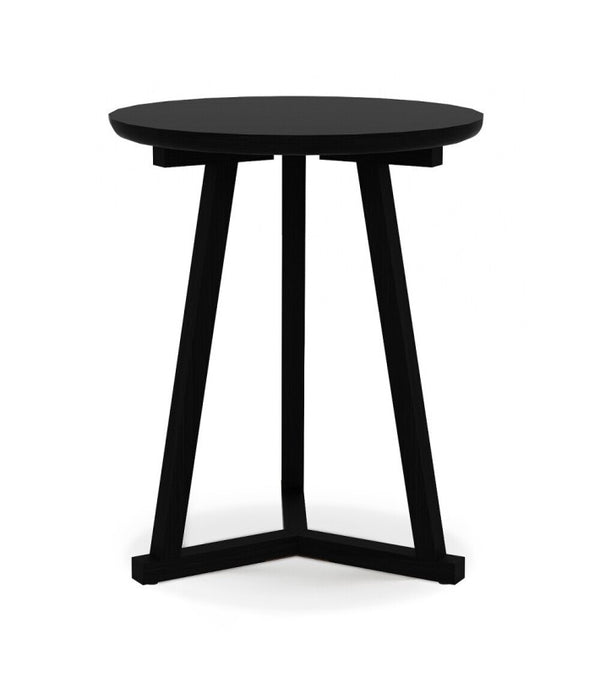Mesa Auxiliar Tripod Roble Negro de Ethnicraft | Nomad Interiors