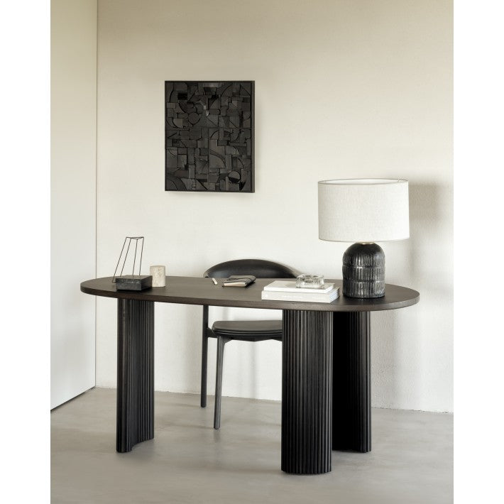 Escritorio Boomerang Grande en madera de Ethnicraft - vista 8 | Nomad Interiors