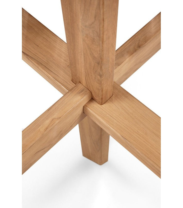 Mesa Circle Outdoor de Comedor en Teca de Ethnicraft - ambiente | Nomad Interiors