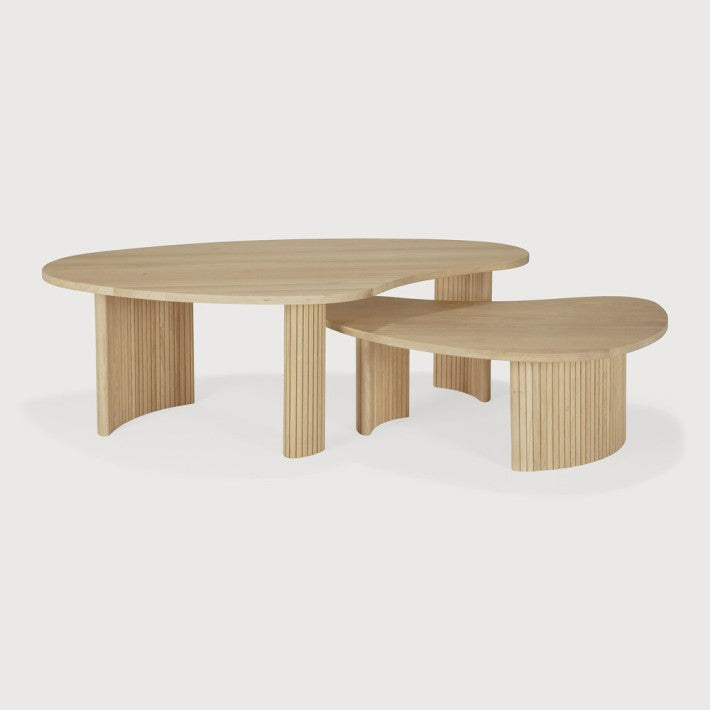 Mesa de Centro Boomerang en roble de Ethnicraft - vista 10 | Nomad Interiors