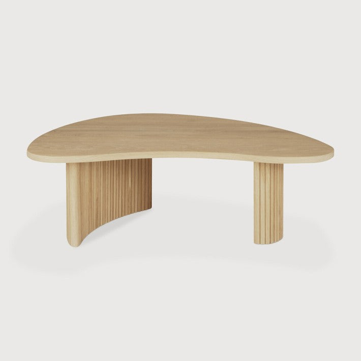 Mesa de Centro Boomerang en roble de Ethnicraft - vista 7 | Nomad Interiors