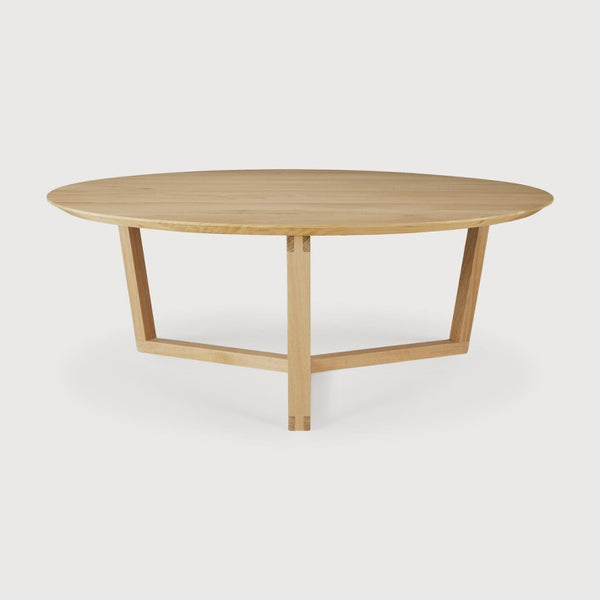 Mesa de centro Tripod en roble y madera de Ethnicraft | Nomad Interiors