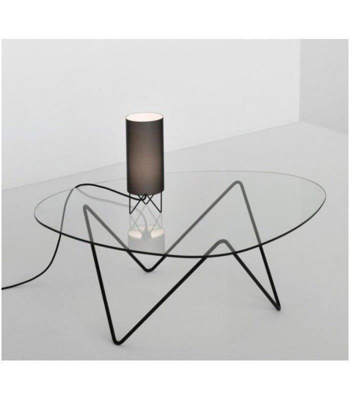 Mesa de centro Pedrera en vidrio de Gubi - textura | Nomad Interiors