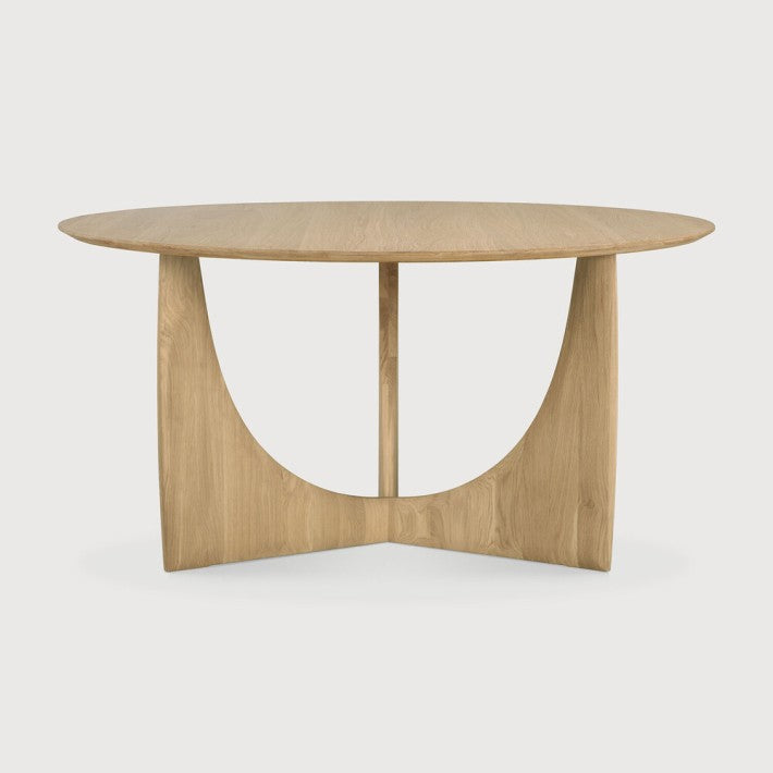 Mesa de comedor Geometric en roble de Ethnicraft - textura | Nomad Interiors