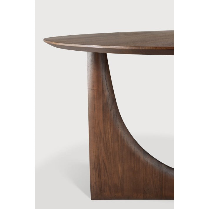 Mesa Geometric Teca Marrón de Ethnicraft - vista 7 | Nomad Interiors