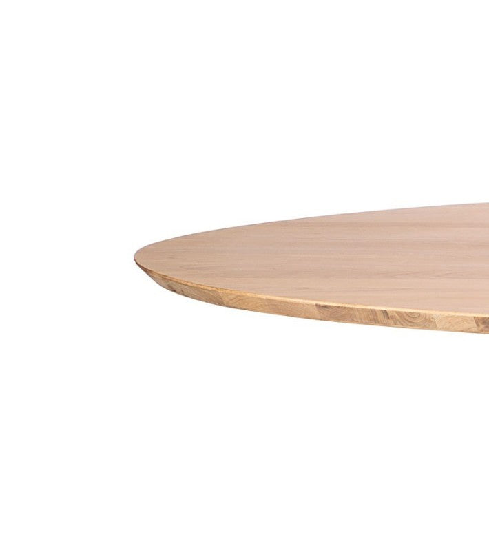 Mesa Mikado Oval en roble de Ethnicraft - vista 6 | Nomad Interiors