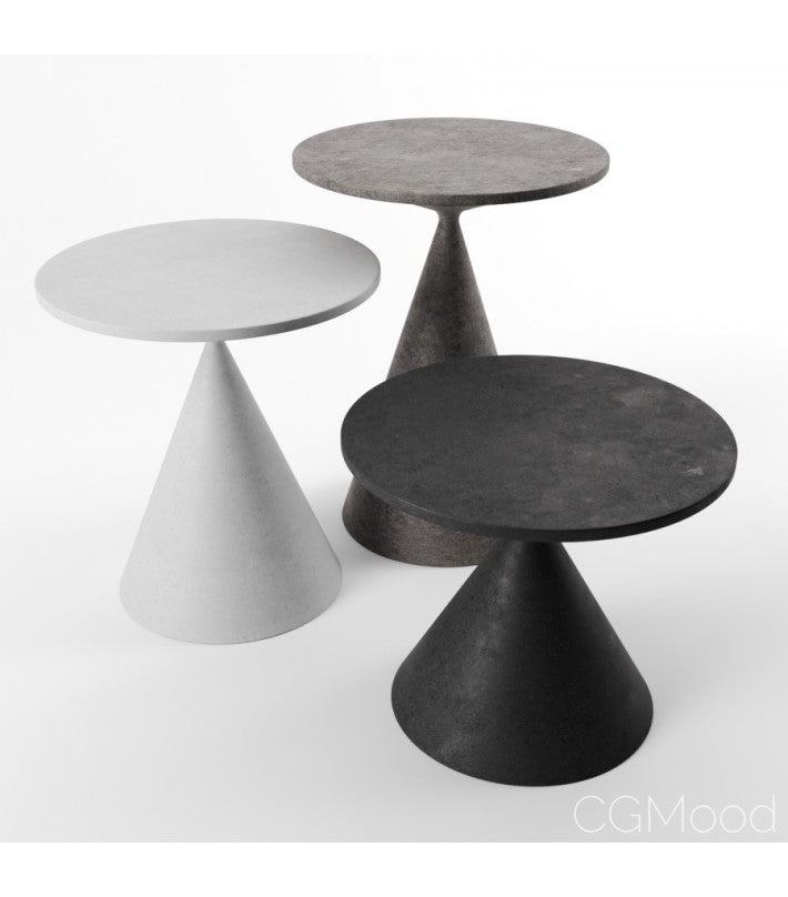 Mesa Mini Clay de Desalto - vista lateral | Nomad Interiors