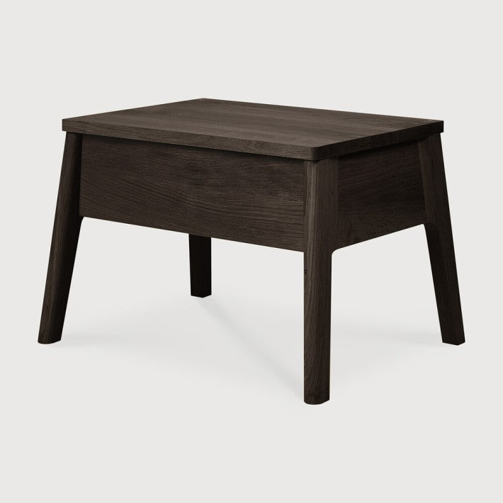 Mesita de noche Air roble marrón de Ethnicraft - vista lateral | Nomad Interiors