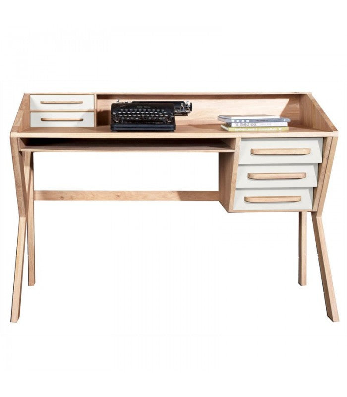Escritorio Origami en roble y madera de Ethnicraft | Nomad Interiors