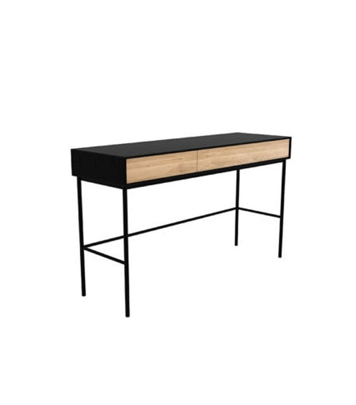 Escritorio Blackbird Roble de Ethnicraft - vista lateral | Nomad Interiors