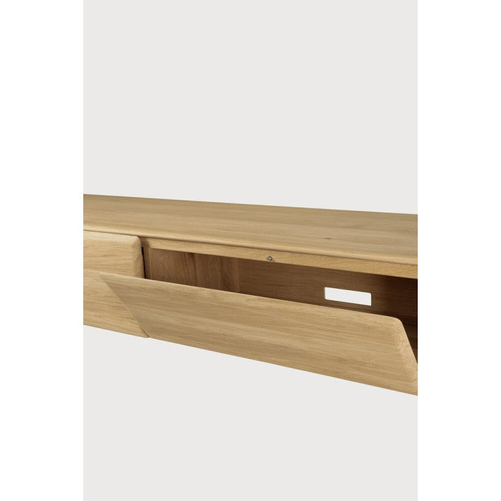 Mueble TV Pi en roble y madera de Ethnicraft - textura | Nomad Interiors