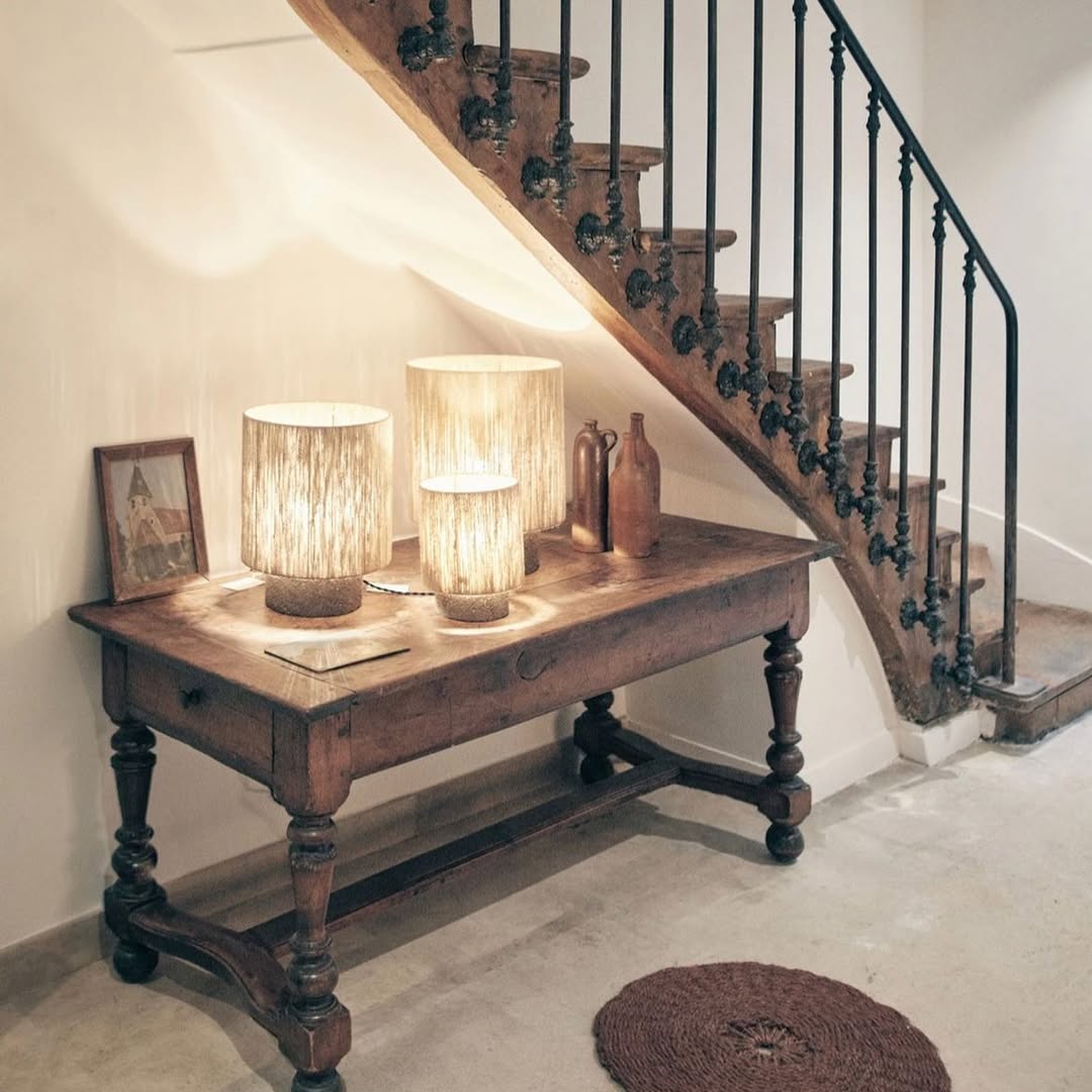 Lámpara Kale Hilo de Lana Tensado a Mano