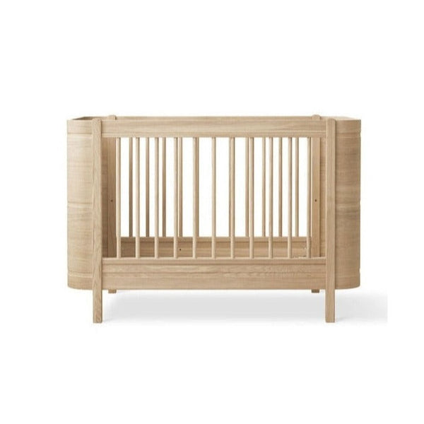 Cuna Wood Mini Roble Natural sin Junior Kit