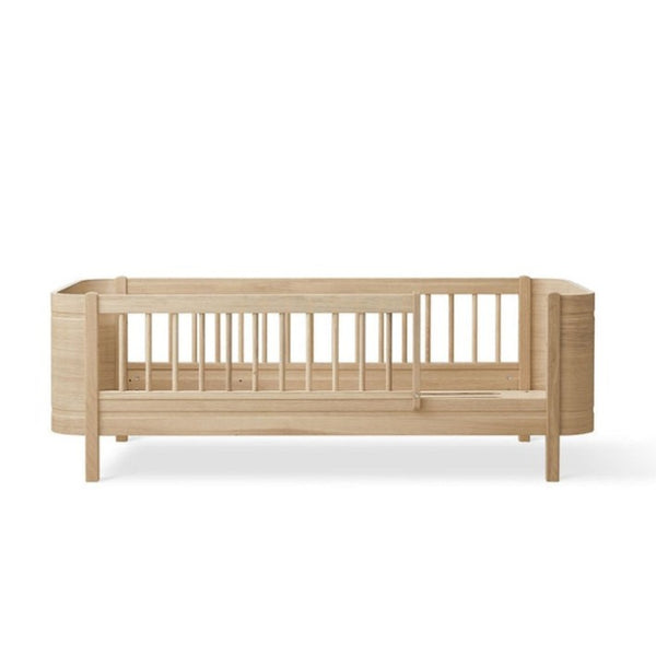 Wood Mini + Junior Bed Roble Natural
