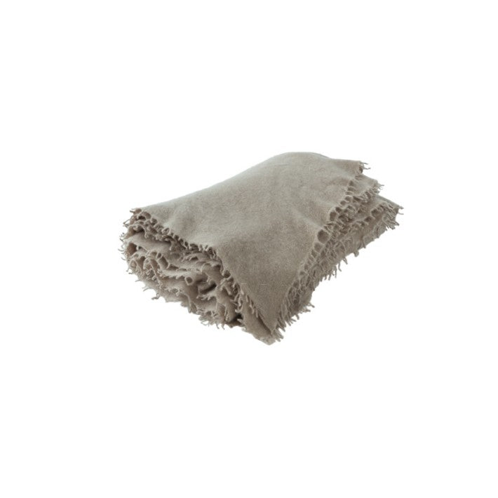 Plaid Cashemire Ecorce de Maison de Vacances | Nomad Interiors