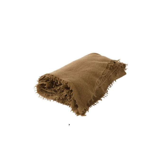 Plaid Cashemire Bronze de Maison de Vacances | Nomad Interiors