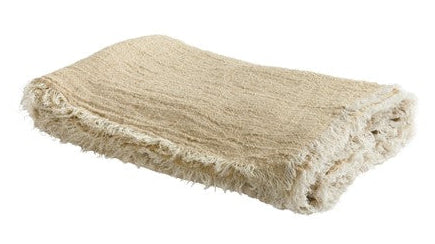 Vice Versa Plaid Washed Linen Crepe, Orgeat en lino de Maison de Vacances | Nomad Interiors