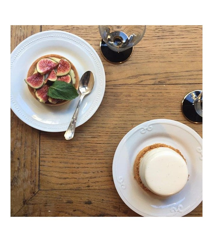 Plato de postre Etoile en lana y porcelana de Alix D. Reynis - vista 6 | Nomad Interiors
