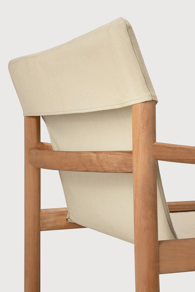 Sillón de Jardín Safari en teca de Ethnicraft - textura | Nomad Interiors