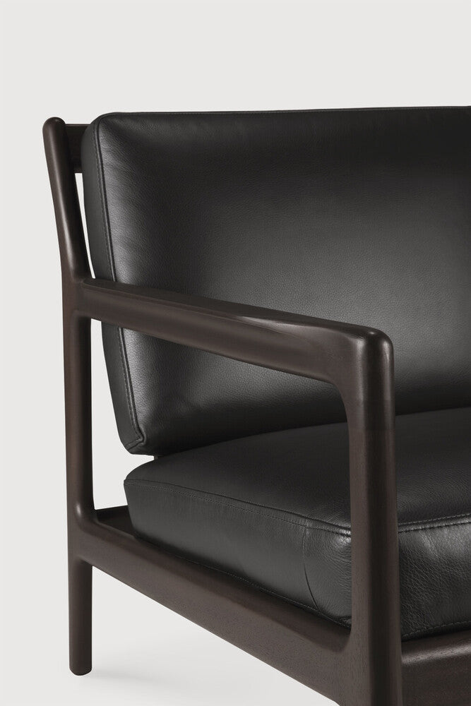 Sillón Jack en  piel Carbone de Ethnicraft - vista 7 | Nomad Interiors