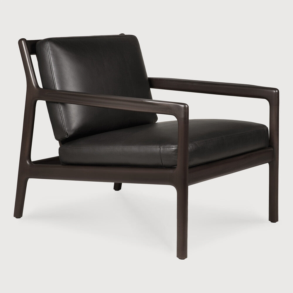 Sillón Jack en  piel Carbone de Ethnicraft | Nomad Interiors