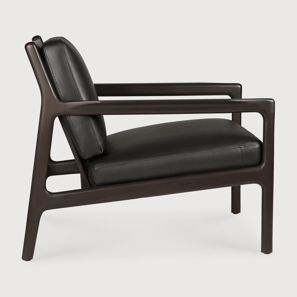 Sillón Jack en  piel Carbone de Ethnicraft - ambiente | Nomad Interiors