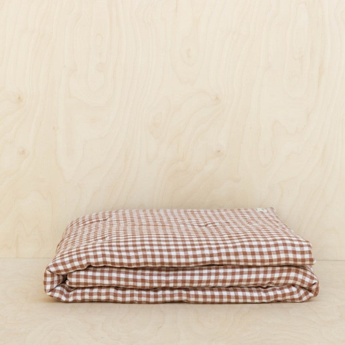 Colchoneta de lino Brique de Gabrielle Paris - ambiente | Nomad Interiors