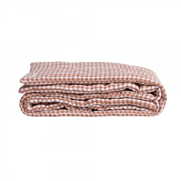 Colchoneta de lino Brique de Gabrielle Paris - vista 6 | Nomad Interiors
