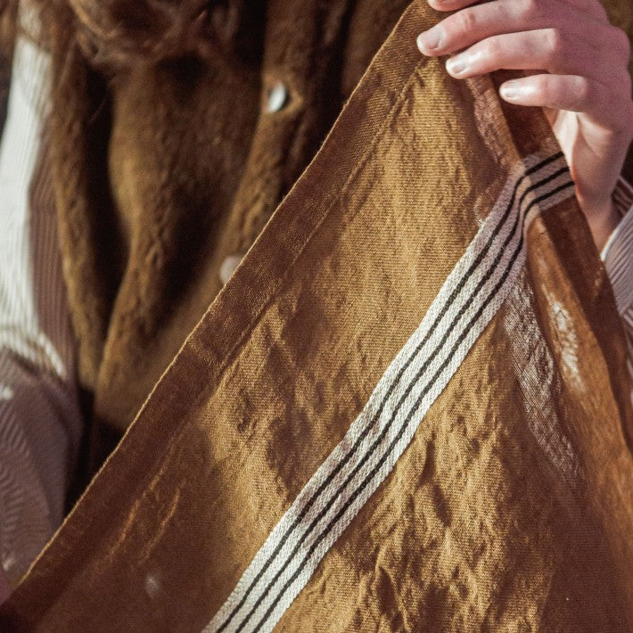 Servilleta de lino Locomotive Stripe