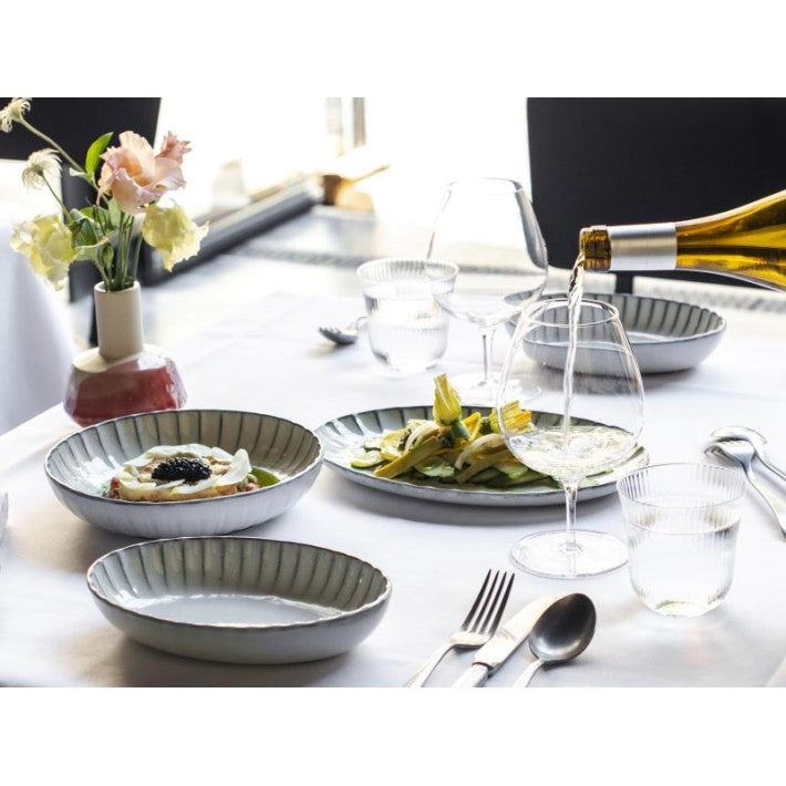 Serving Bowl M Blanco Inku en piedra de Serax - vista 6 | Nomad Interiors
