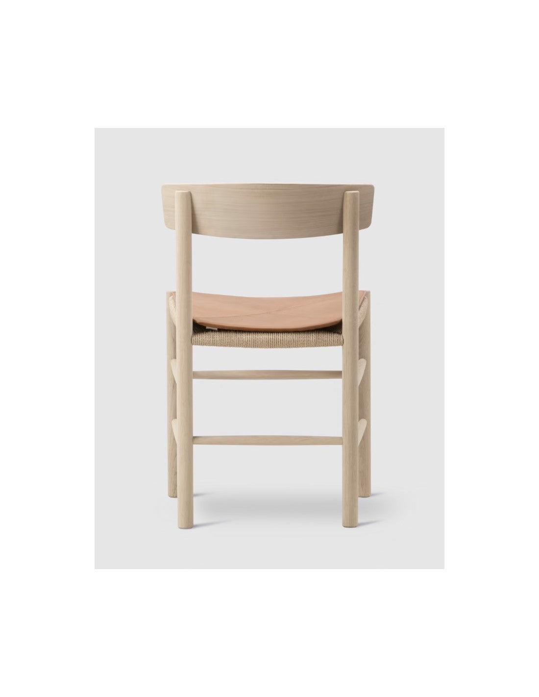 Cojín para J39 Mogensen Chair en cuero y piel de Fredericia - vista 6 | Nomad Interiors