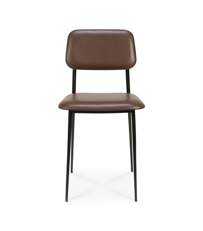 Silla DC Cuero de Ethnicraft - vista lateral | Nomad Interiors