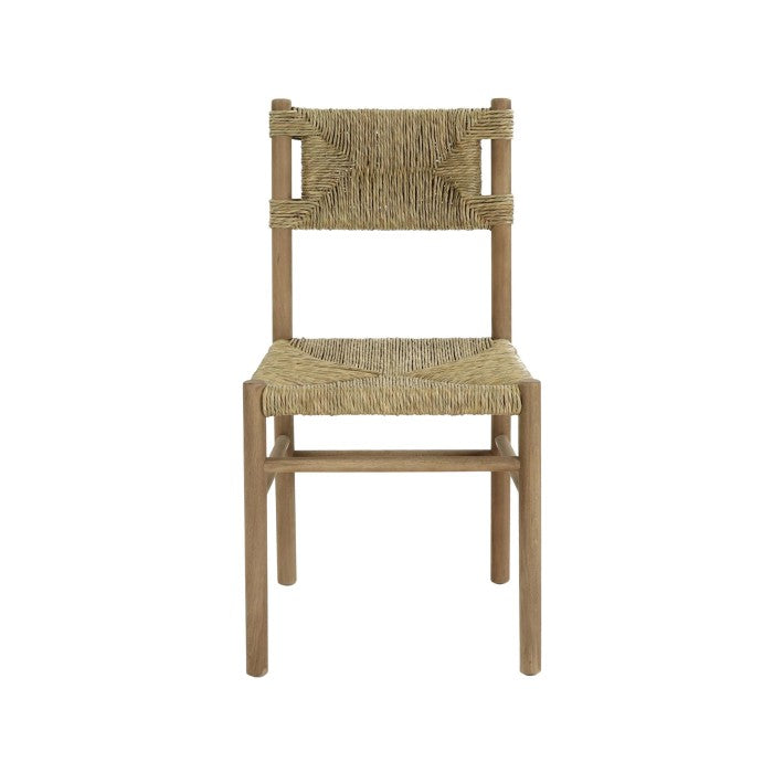 Silla de roble con respaldo de ratán de Nomad Home