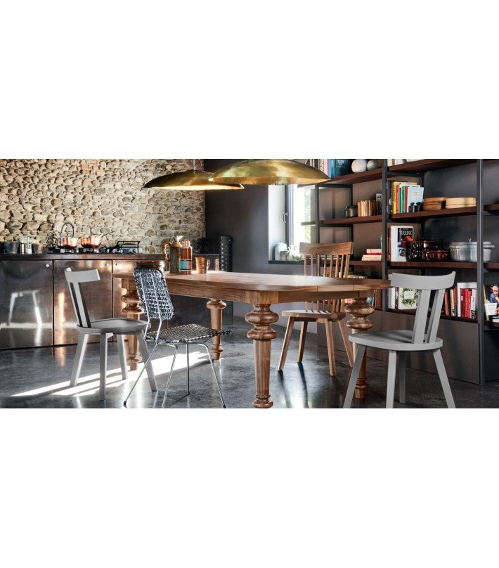 Silla Gray 23 en roble y madera de Gervasoni - vista 6 | Nomad Interiors