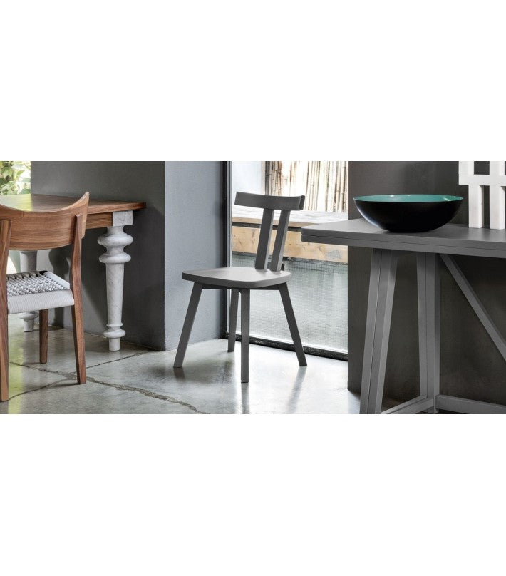 Silla Gray 23 en roble y madera de Gervasoni - textura | Nomad Interiors
