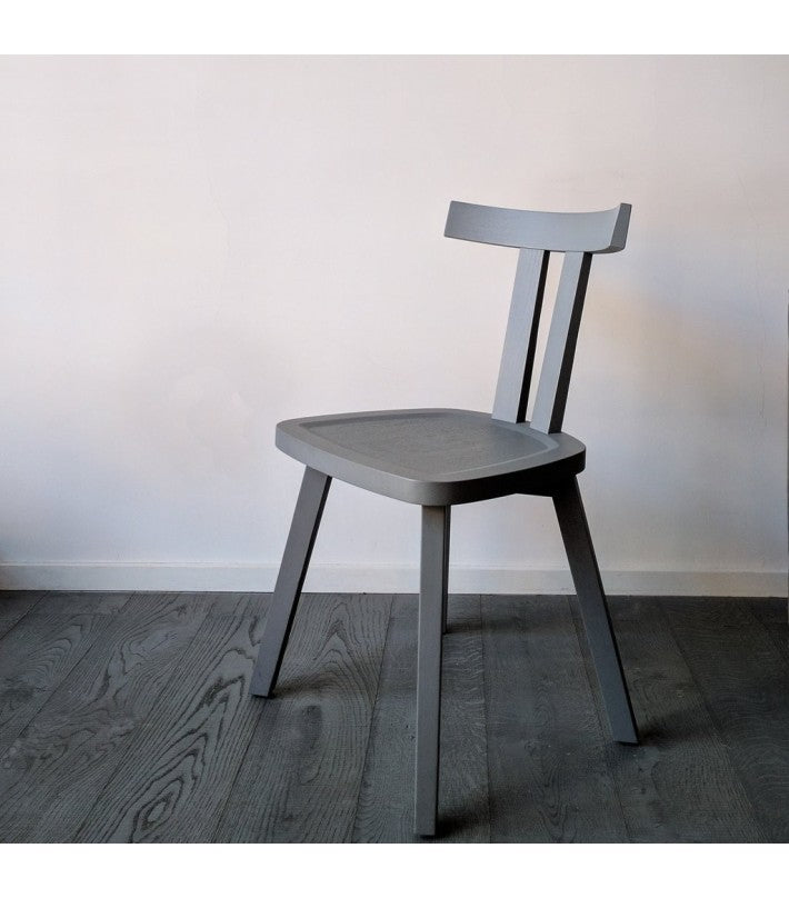 Silla Gray 23 en roble y madera de Gervasoni - vista lateral | Nomad Interiors