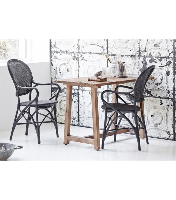 SILLA Rossini Arm Chair | Negro Mate