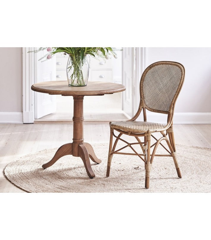 SILLA ROSSINI TAUPE en ratán de Sika Design - detalle | Nomad Interiors