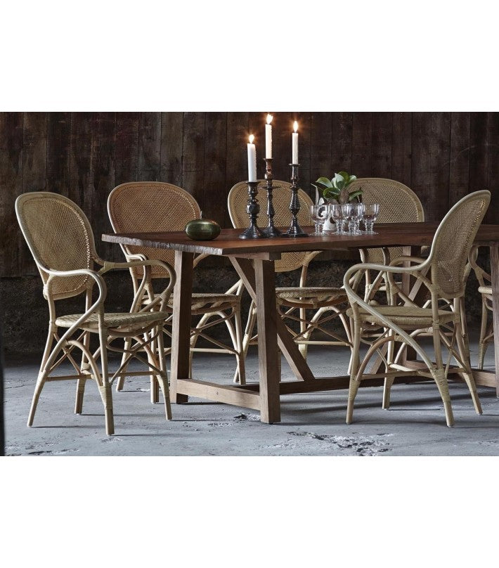 SILLA Rossini Arm Chair | Natural en ratán de Sika Design - detalle | Nomad Interiors