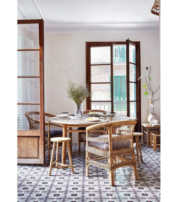 Silla Palm en ratán de Tinek Home - textura | Nomad Interiors